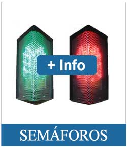 SEMAFORO PARA AUTOMATIZAR PORTÓN Semáforos LED para automatización de portones que indican el estado de apertura y mejoran la seguridad visual