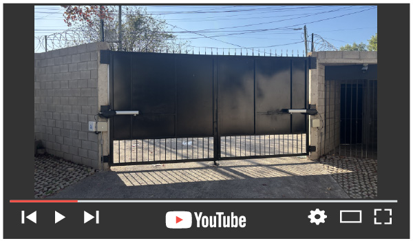 video de caso real de motor portón batiente con problemas de funcionamiento y análisis técnico de falla en automatización de portones batientes