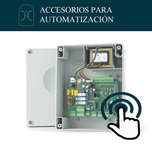 Ver accesorios de automatización de portones, electrónica, controles, semáforos y fotocélulas